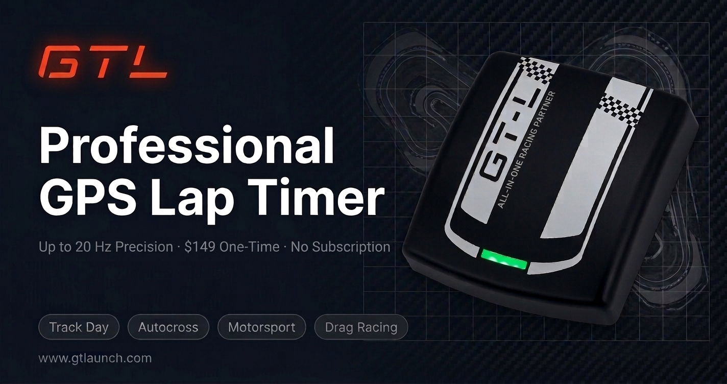 Gtech Racingmeter GT Launch GPS Performance Meter — 20 Hz Lap Timer for Track & Drag ...